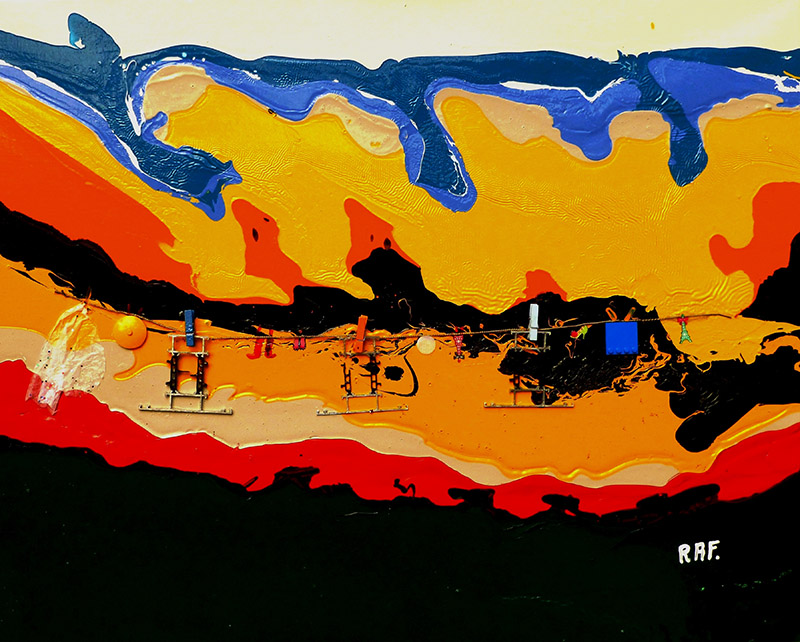 L'Étendage - tableau