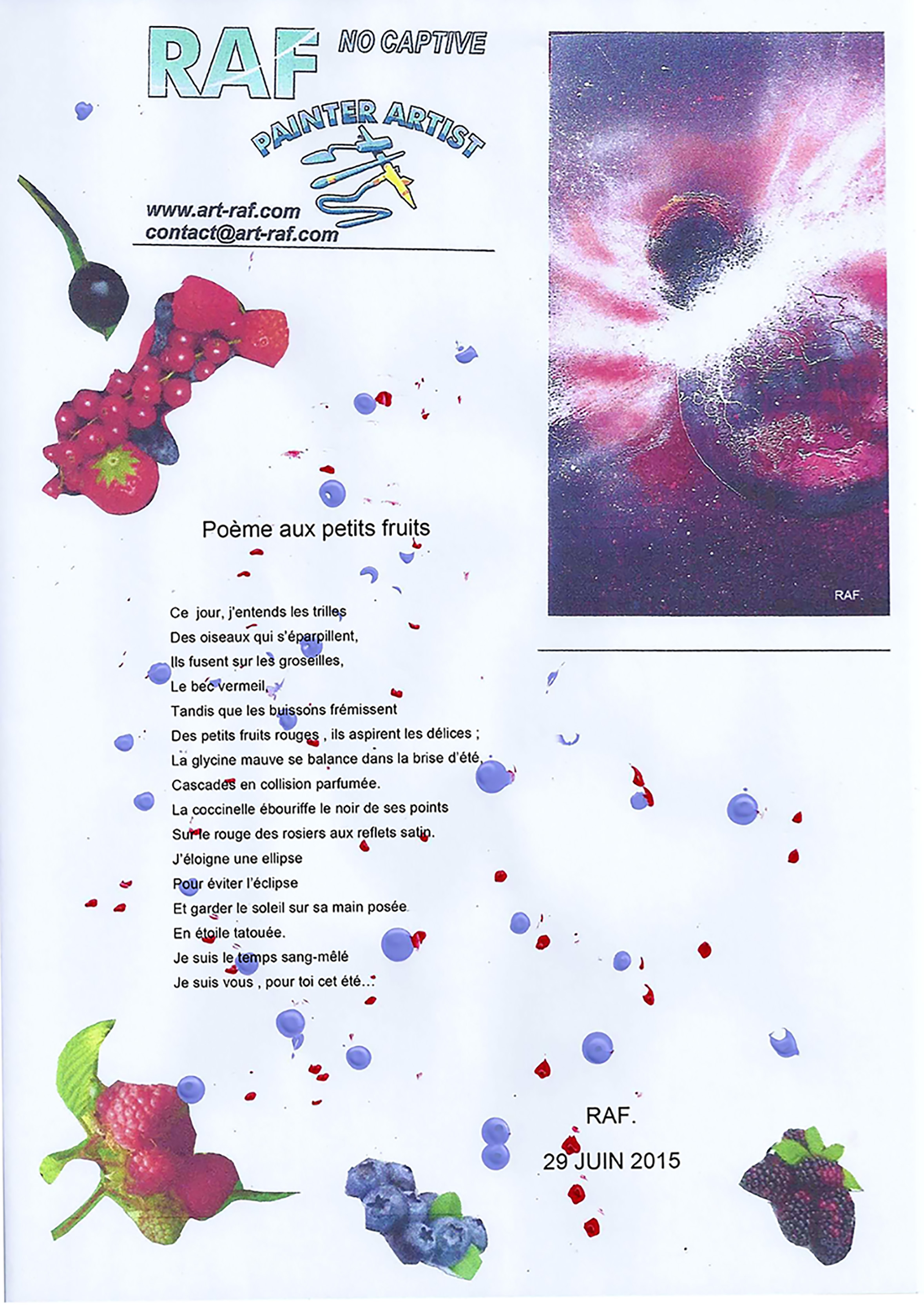 Poème aux petits fruits