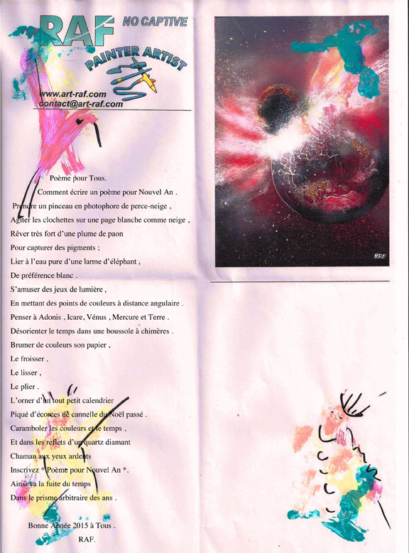 Poème Nouvel An 2015