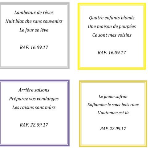 HAIKU Decembre 2017 - 2