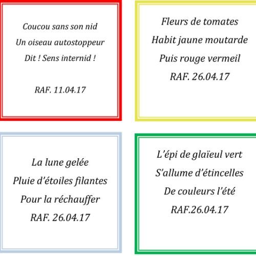 HAIKU Juillet 2017 - 1