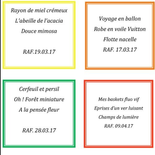 HAIKU Juin 2017 - 1