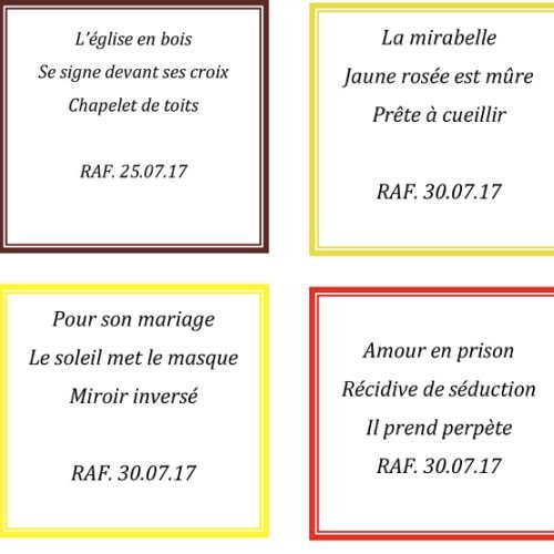 HAIKU Octobre 2017 - 1