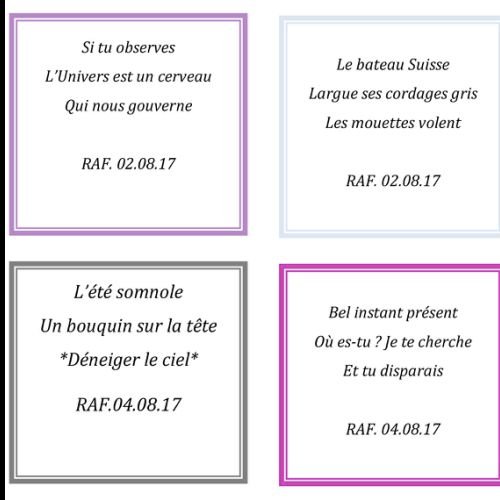 HAIKU Octobre 2017 - 2