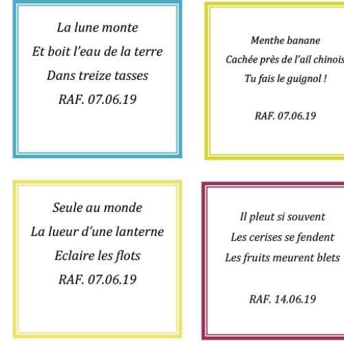 HAIKU Aout 2019 - 1