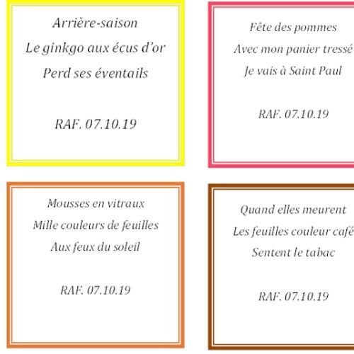 HAIKU Decembre 2019 - 1