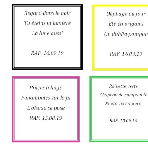 HAIKU Octobre 2019 - 3