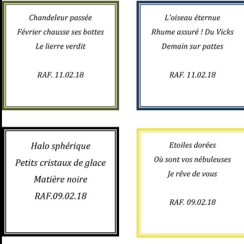 HAIKU Avril 2018 - 1