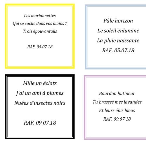 HAIKU Septembre 2018 - 2