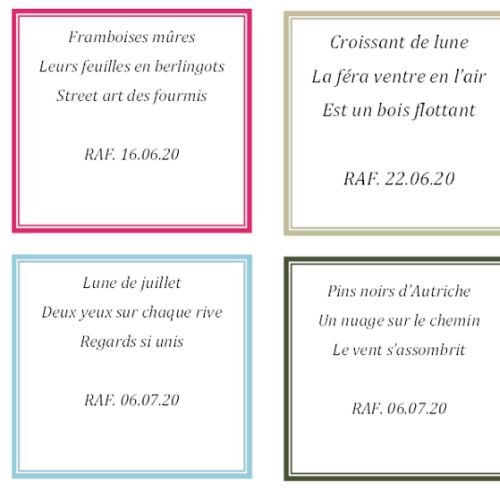 HAIKU Aout 2020 - 2