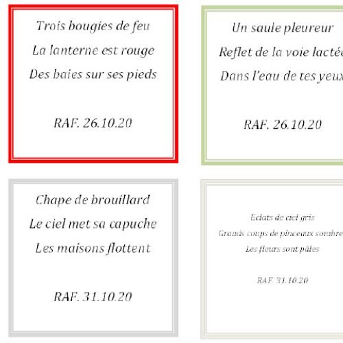 HAIKU Decembre 2020 - 2